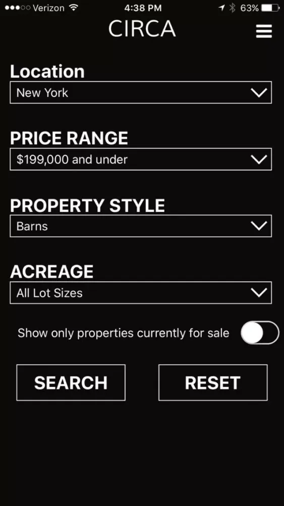 Tangkapan layar The Old House App by CIRCA – Buy or Sell an Old House, Search Historic Real Estate for Sale