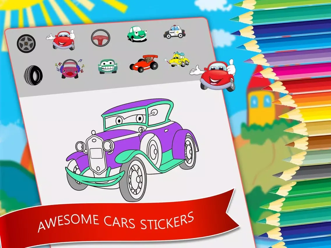 Coloring Book For Vehicles iPad  স্ক্রিনশট