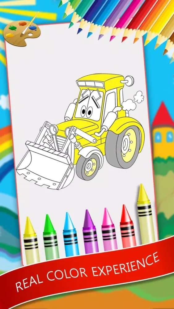 Coloring Book For Vehicles স্ক্রিনশট
