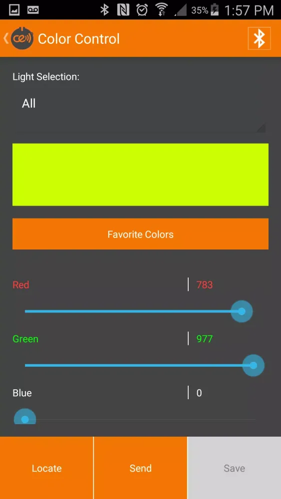 Tangkapan layar Color Edison