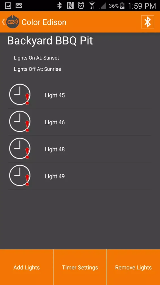 Tangkapan layar Color Edison
