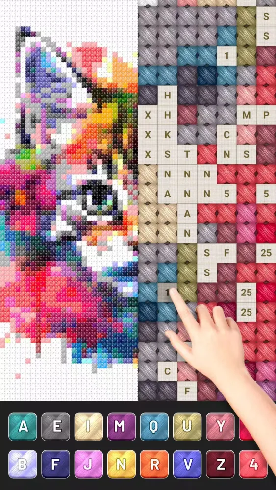 Coloring & Cross Stitch Screenshots