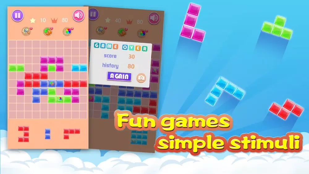 Captures d'écran de Colorful Square War