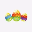 Colorful egg painting