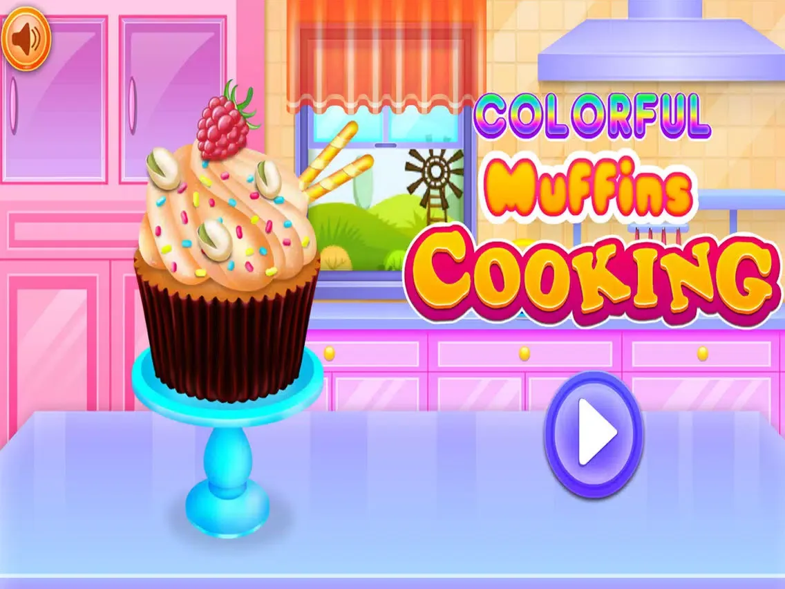 تصاویر colorful muffins cooking games iPad 