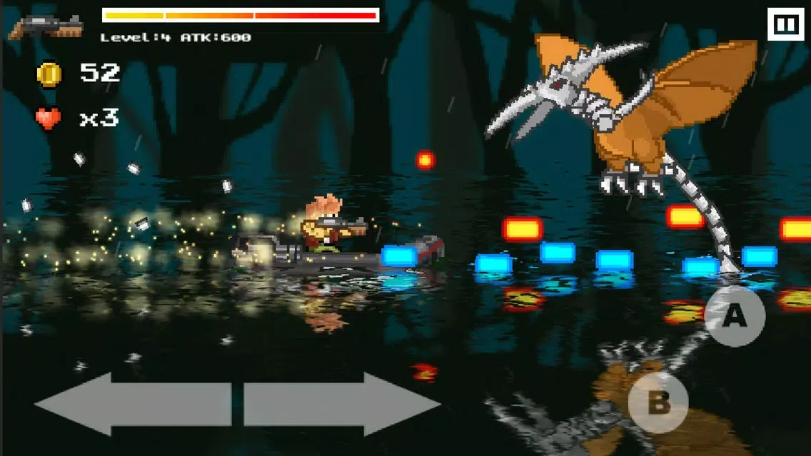 ภาพหน้าจอของ Metal Mission 2015 - Dino Island (Arcade Game)