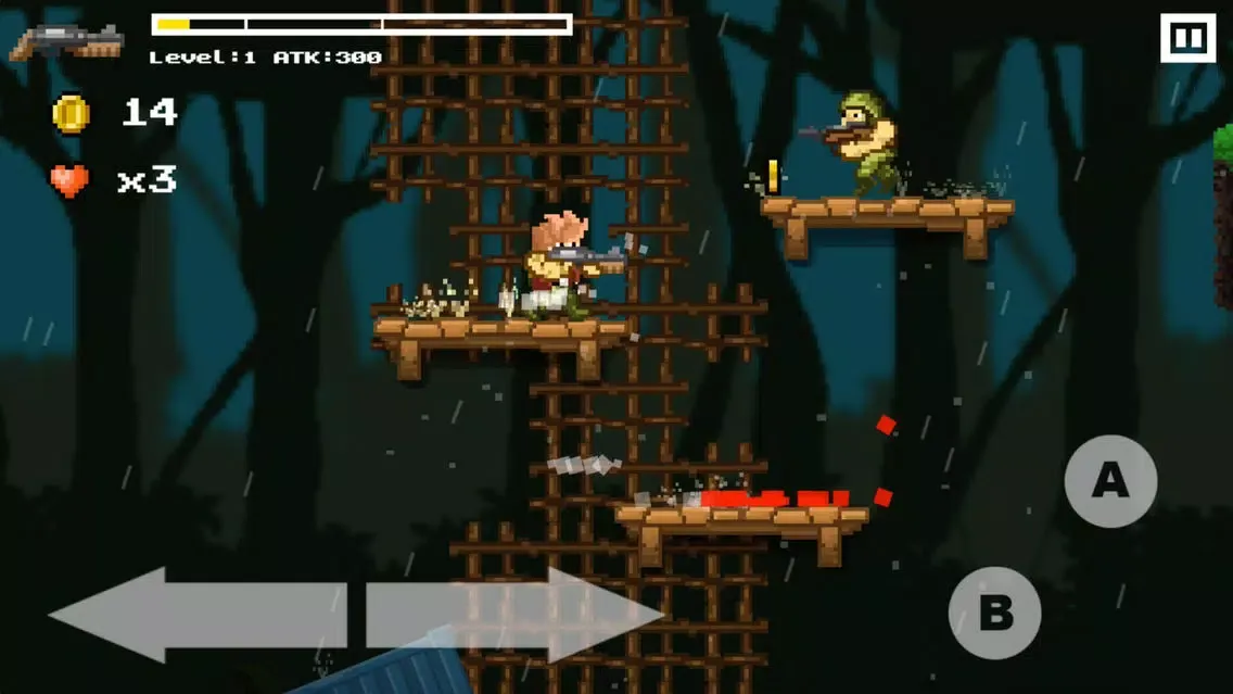 ภาพหน้าจอของ Metal Mission 2015 - Dino Island (Arcade Game)