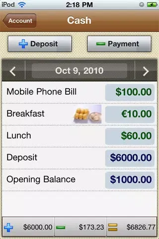 Personal Finance - MyAccounts Screenshots