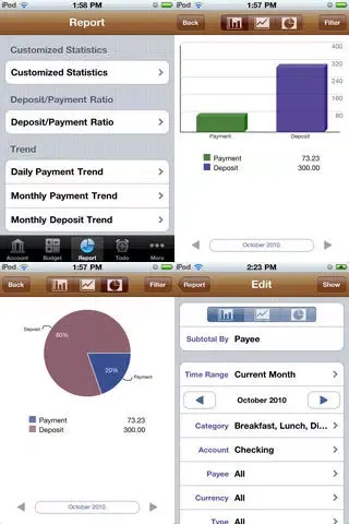 Personal Finance - MyAccounts Screenshots