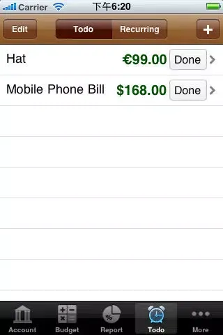 Personal Finance - MyAccounts Screenshots