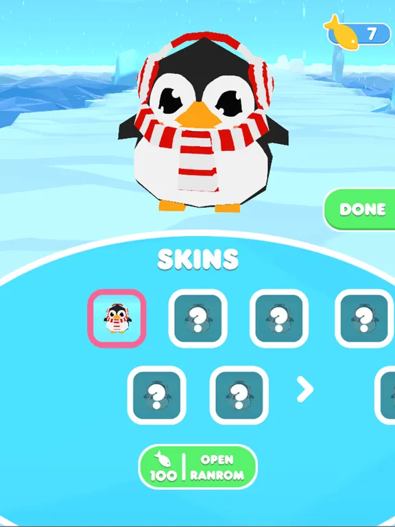 Tangkapan layar Slippy Slope iPad 