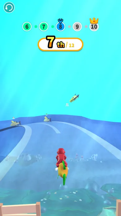 Tangkapan skrin Underwater Race!