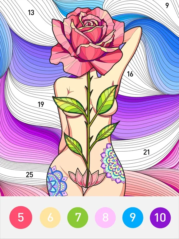 Capturas de pantalla de Color Now - Color by Number iPad 
