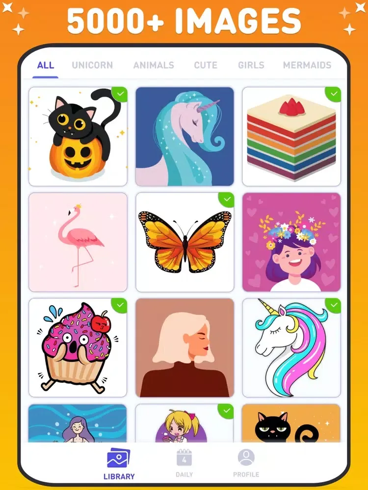 Zrzuty ekranu Paint by Numbers - Happy Color iPad 
