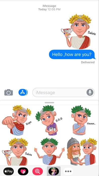 Capturas de pantalla de Caesar Stickers