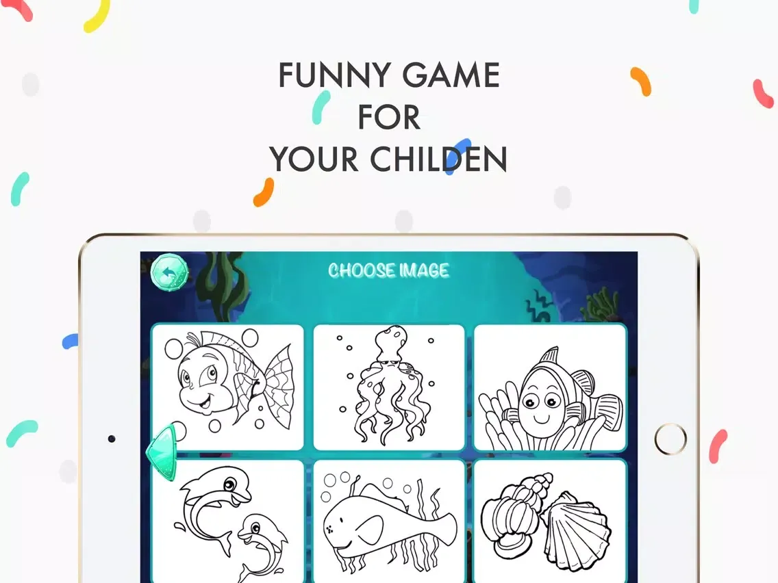 Ảnh chụp màn hình của water world coloring book iPad 