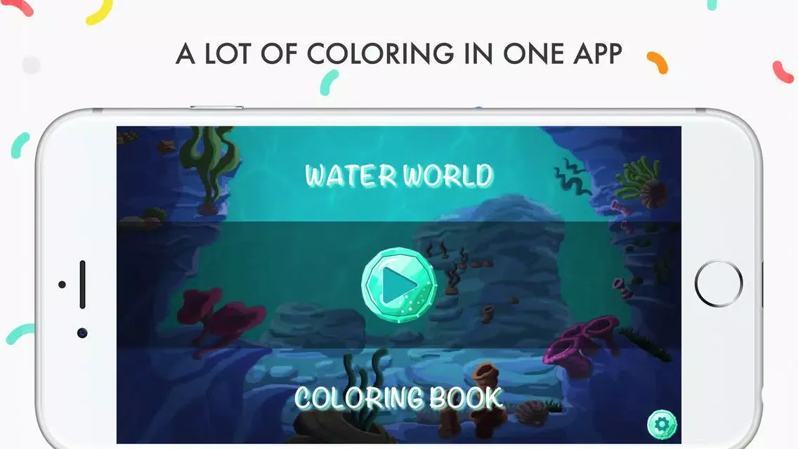 Ảnh chụp màn hình của water world coloring book