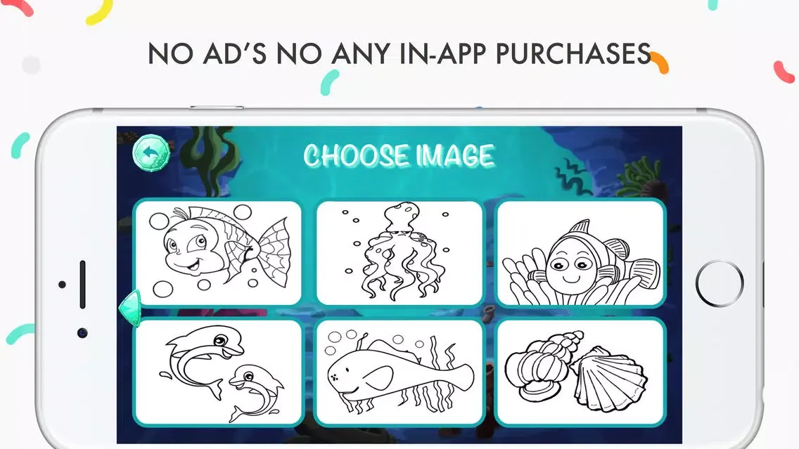 Ảnh chụp màn hình của water world coloring book
