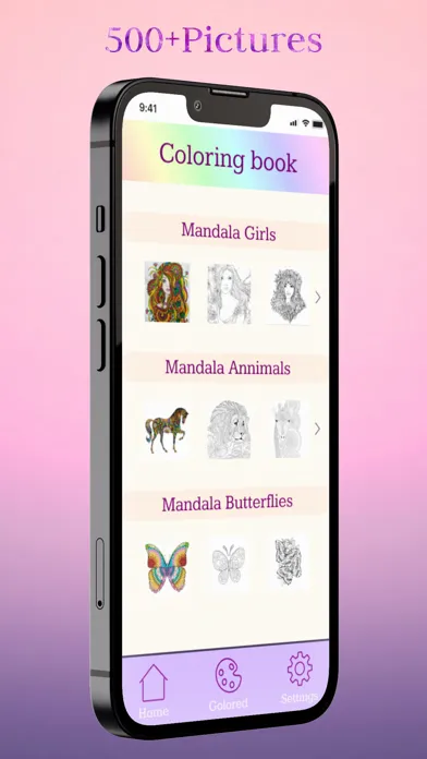 Coloring Book for Adults 2023应用截图