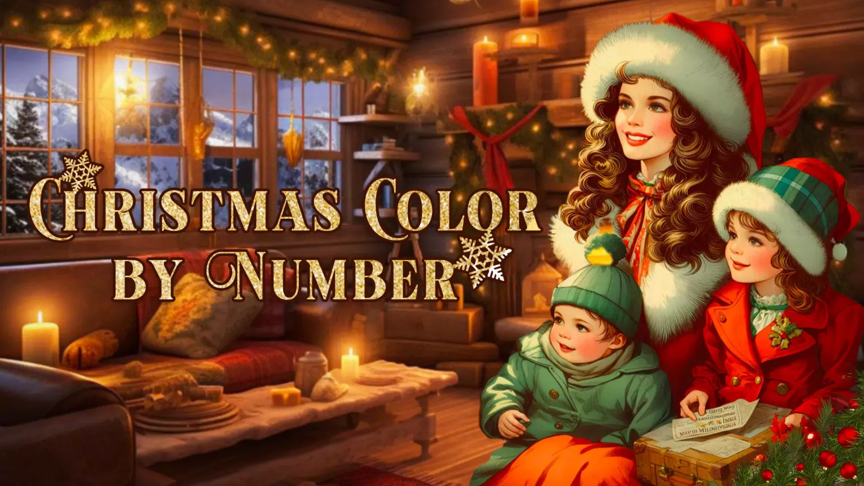 Christmas Game Color by number Screenshots