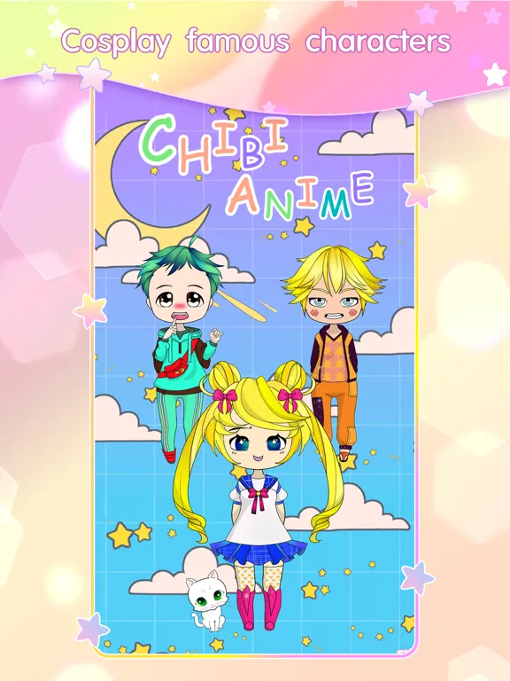 Chibi Doll Coloring & Dress Up iPad 应用截图