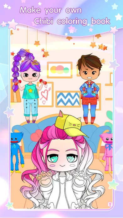 Chibi Doll Coloring & Dress Up应用截图