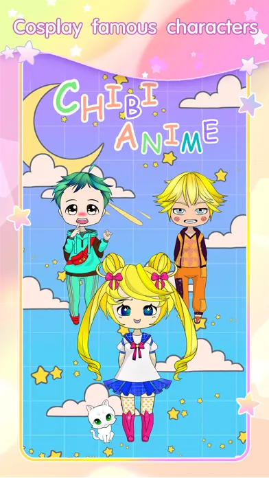 Chibi Doll Coloring & Dress Up应用截图