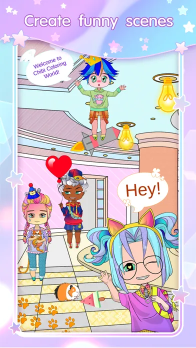 Chibi Doll Coloring & Dress Up应用截图