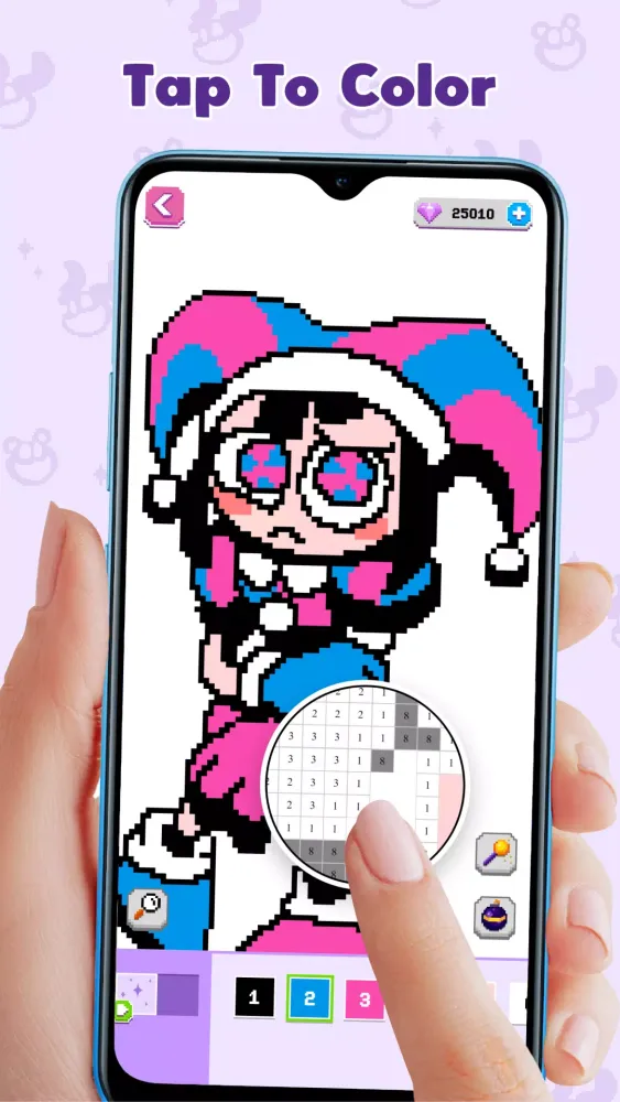 Pixel Number Screenshots