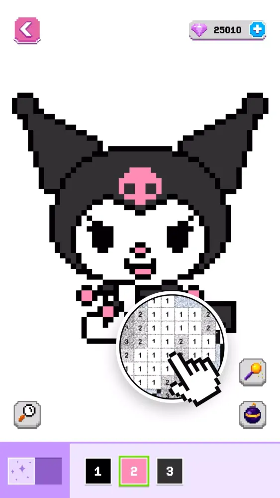 Pixel Number Screenshots