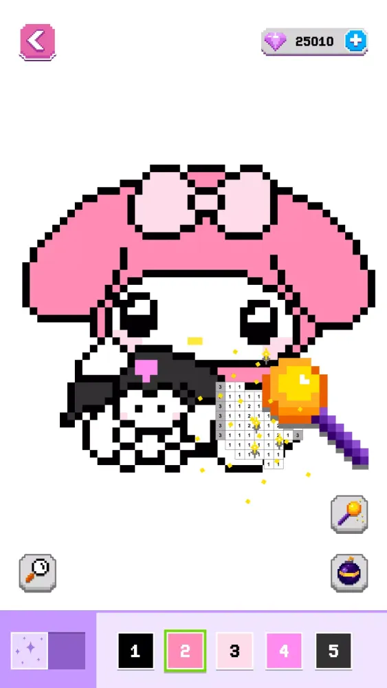Pixel Number Screenshots