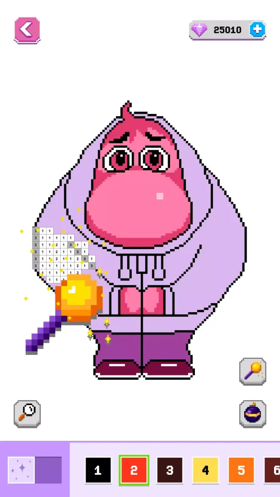 Pixel Number Screenshots