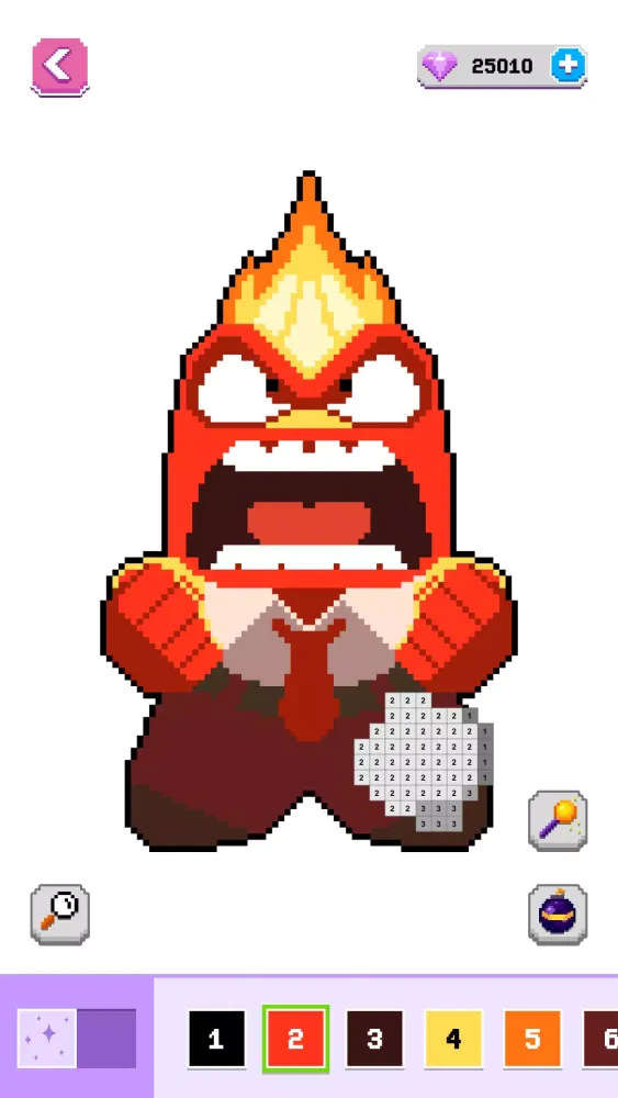 Pixel Number Screenshots