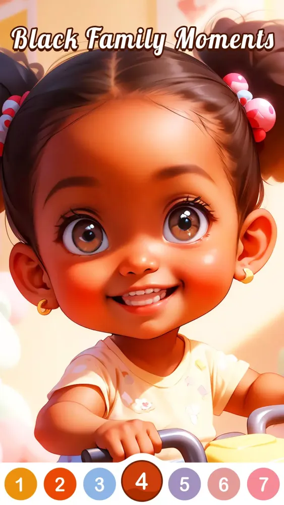 Black Family Coloring Games Screenshots