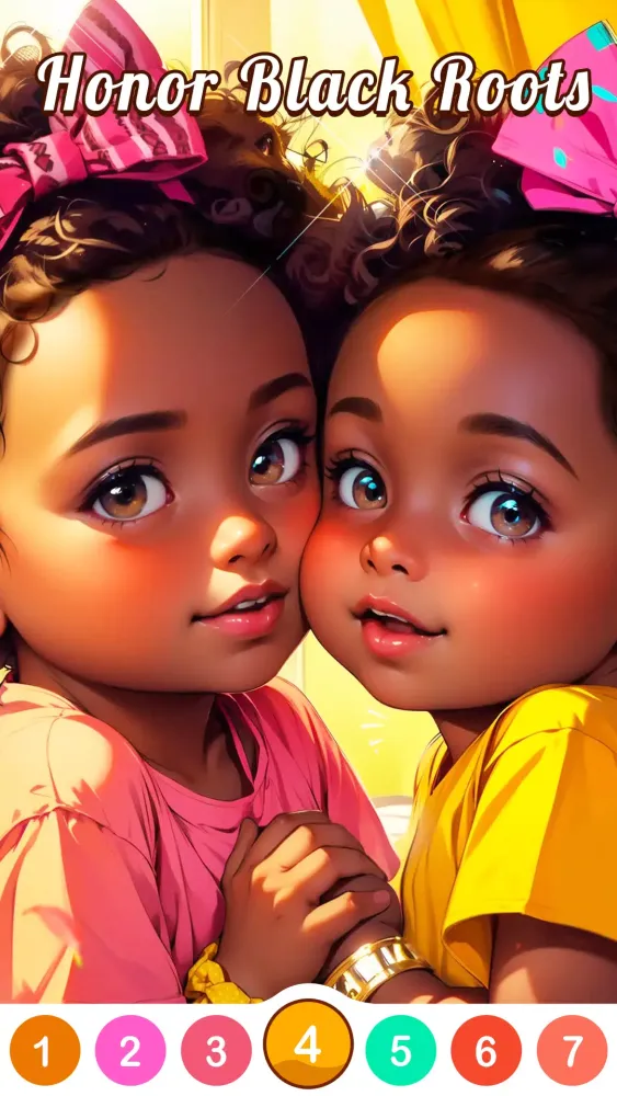 Black Family Coloring Games Screenshots
