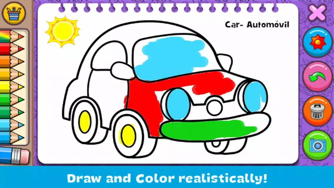 Capturas de tela do Coloring & Learn : Drawing