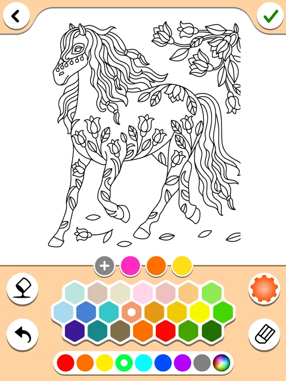 Coloring book 4 girls iPad  Screenshots
