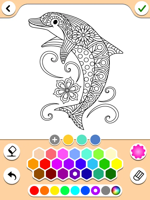 Coloring book 4 girls iPad  Screenshots