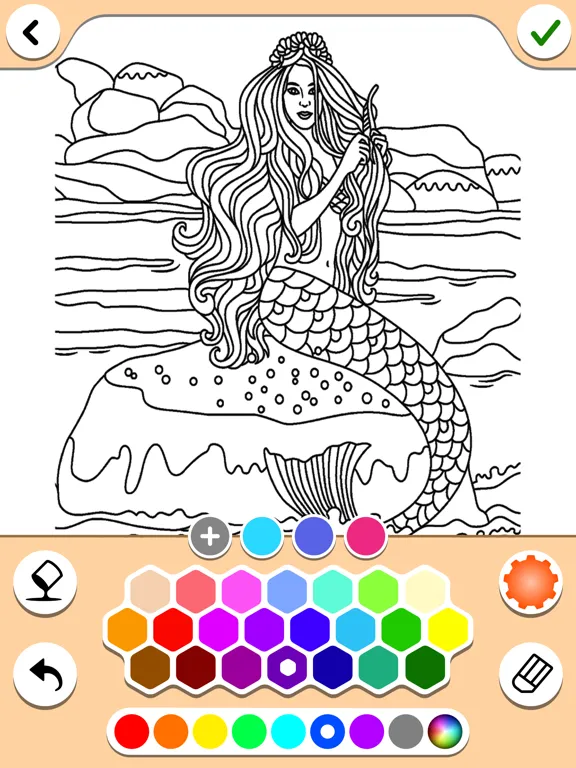 Coloring book 4 girls iPad  Screenshots