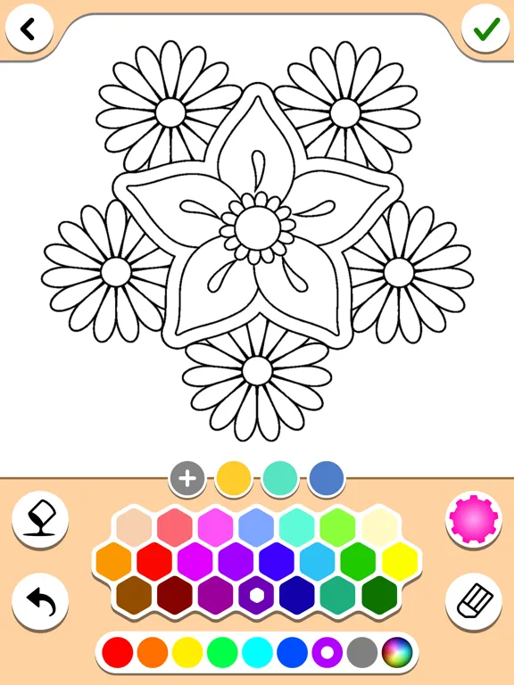 Coloring book 4 girls iPad  Screenshots