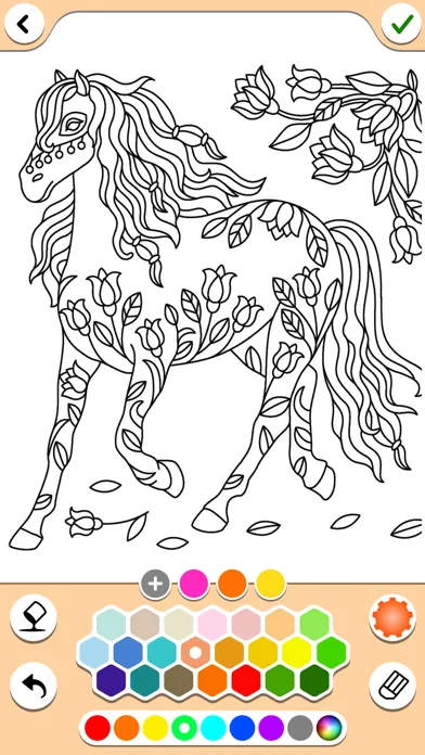Coloring book 4 girls Screenshots