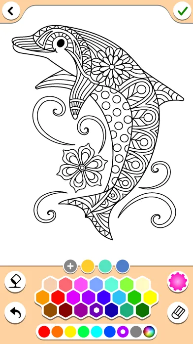 Coloring book 4 girls Screenshots