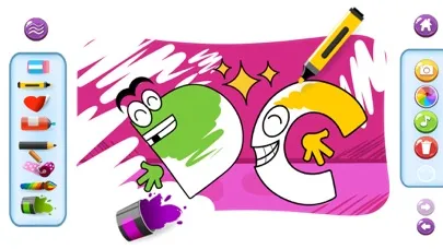 Zrzuty ekranu Alphabet Coloring Story