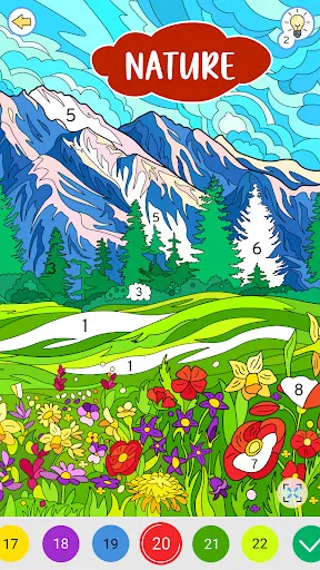 Captures d'écran de Color by Number: Coloring Book