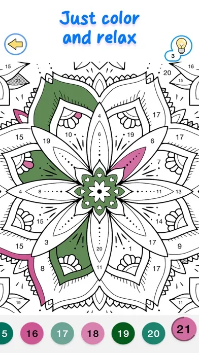 Tangkapan layar Happy Canvas: Color by Number