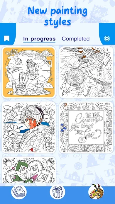 Tangkapan layar Happy Canvas: Color by Number