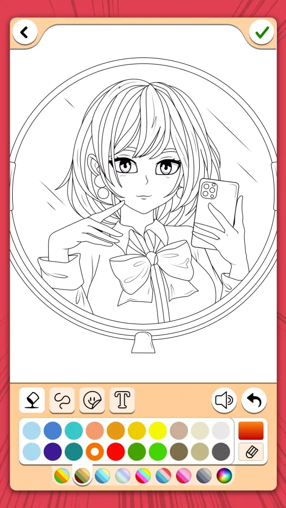 Manga Coloring Book Screenshots
