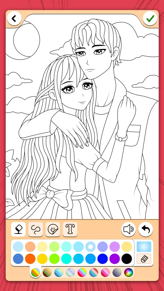 Manga Coloring Book Screenshots