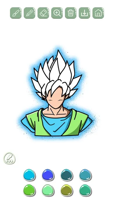 Manga & Anime coloring book Screenshots