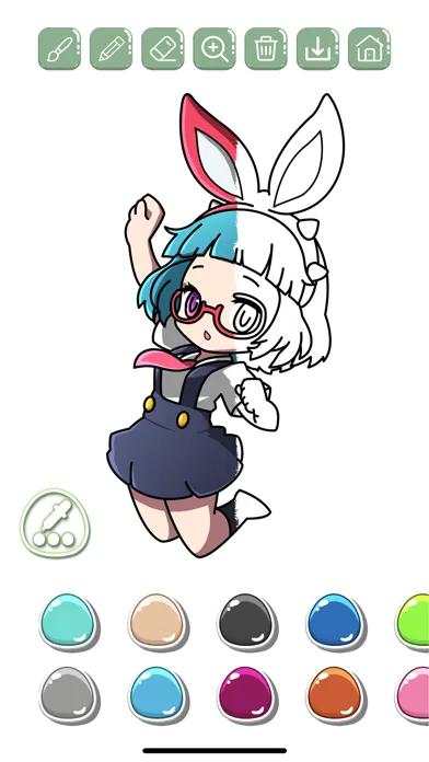 Manga & Anime coloring book Screenshots